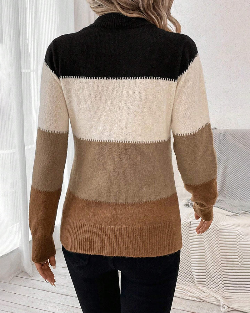 Helena - Comfy Sweater with Full Sleeves