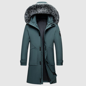 Men's long parka jacket