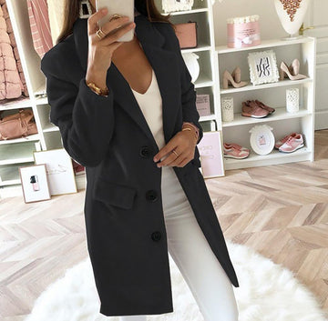 Women's tailored long coat