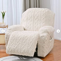 Plush Jacquard Stretch Fit Recliner Slipcover