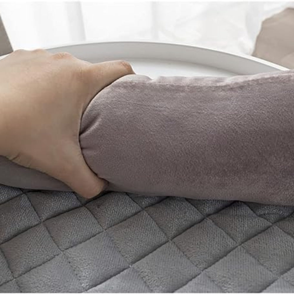 Minimalist Quilted Bolstered Pet Sofa Protector