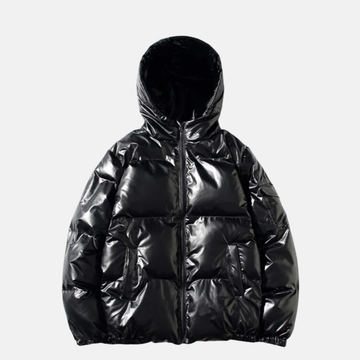 Sebastian Nylon Hooded Puffer Jacket | Quilted Relaxed Fit Jacket