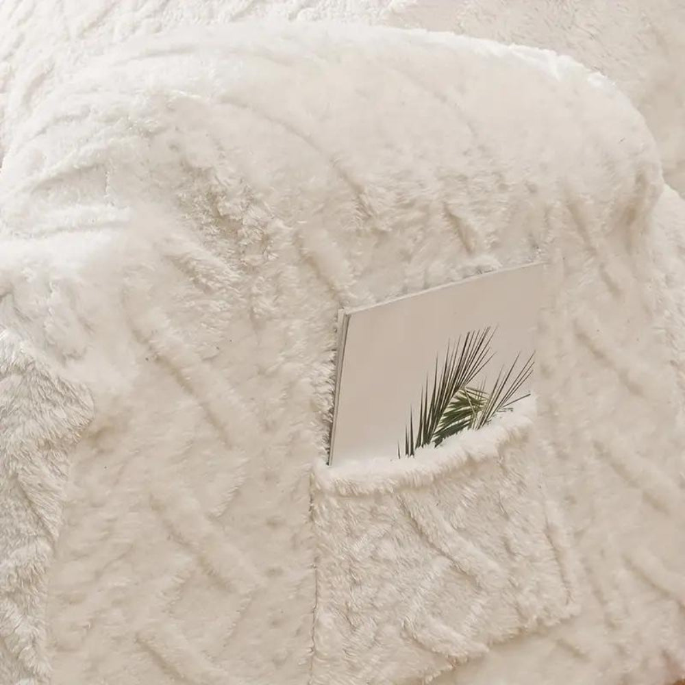 Plush Jacquard Stretch Fit Recliner Slipcover