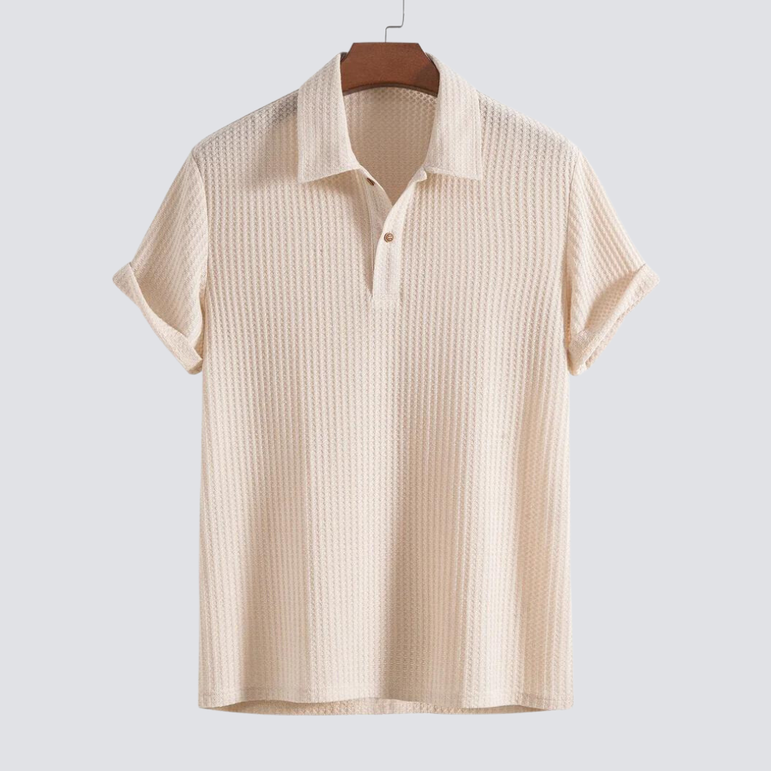 Lorenzo – Waffle Knit Polo