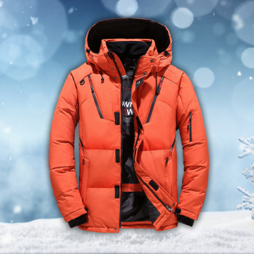 Men's down jacket for casual leisure with cold protection