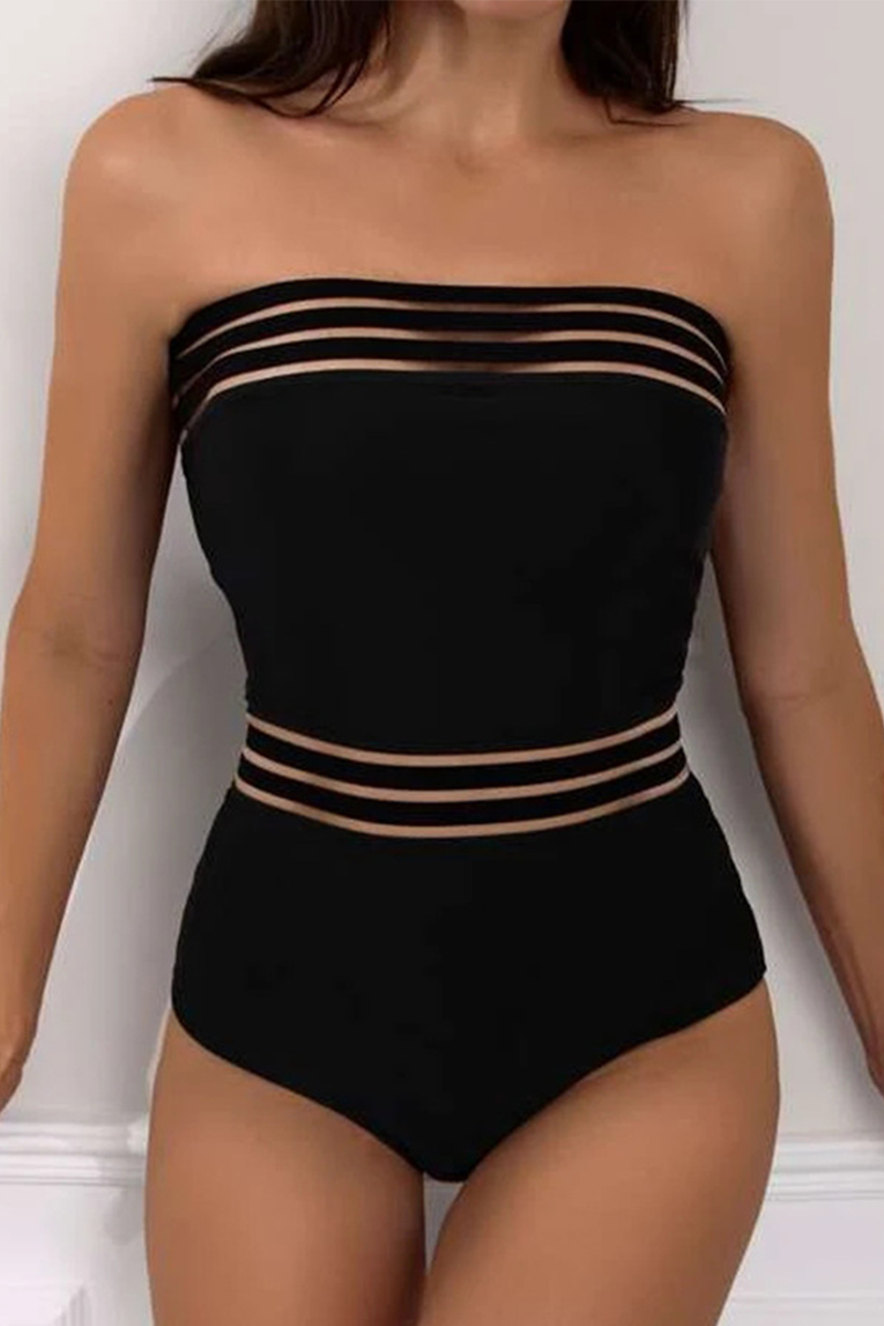 Donna - cross front one piece swimsuit