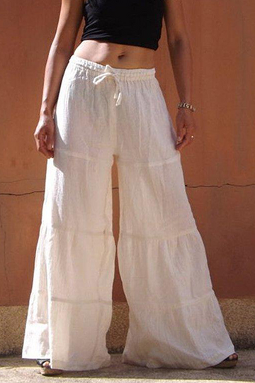 Darla - loose wide leg pants with elastic waist