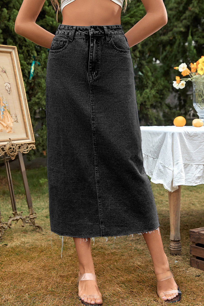 Matilda - high waisted maxi skirt