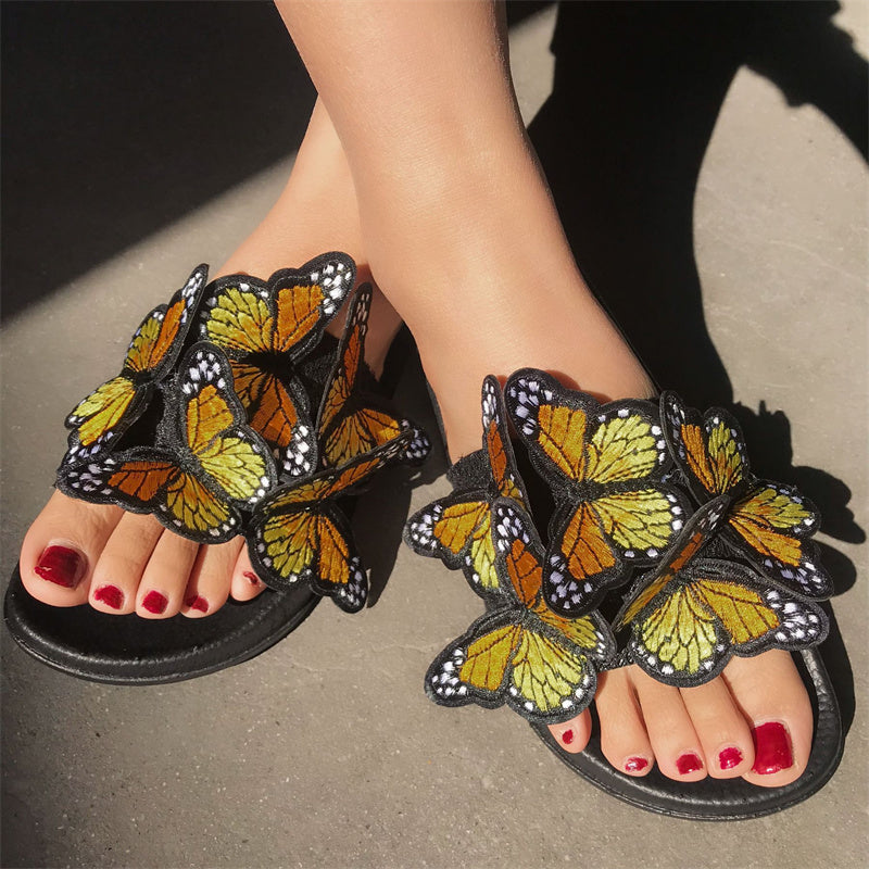 Talia - stylish butterfly slippers