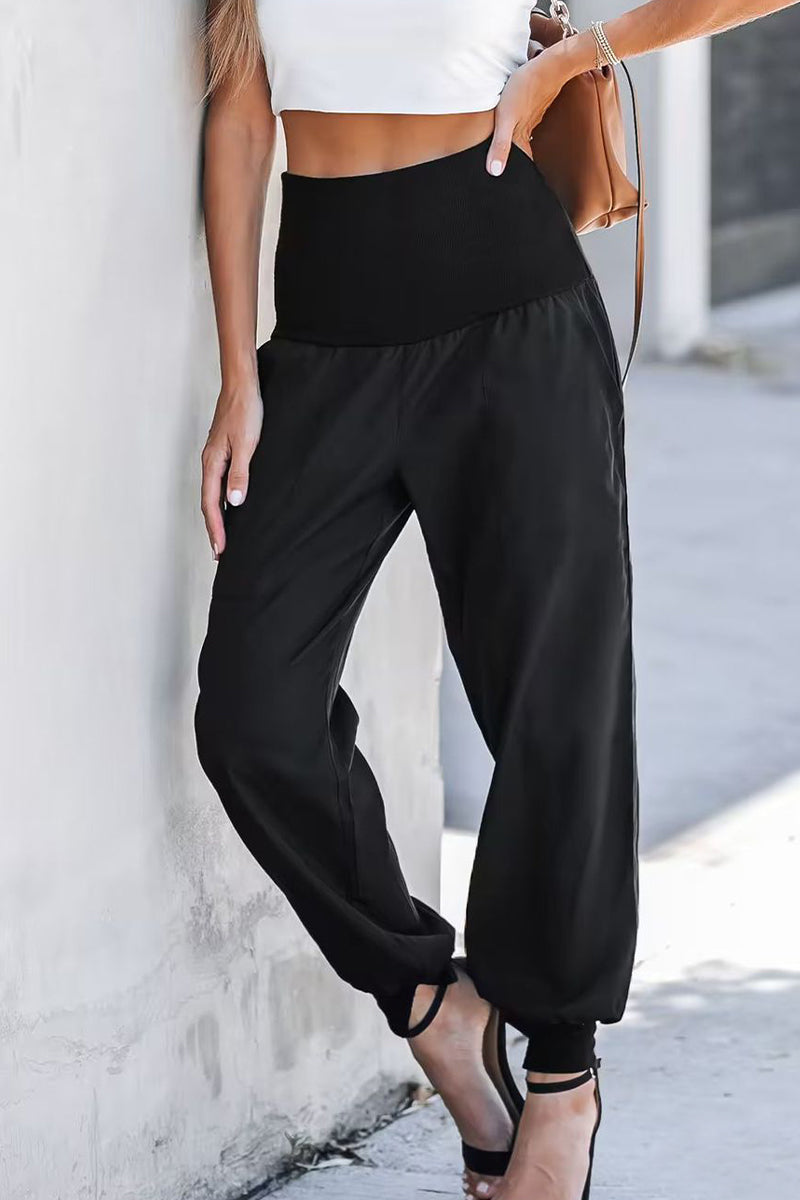 Gabriella - casual loose high waist harlan soft pants