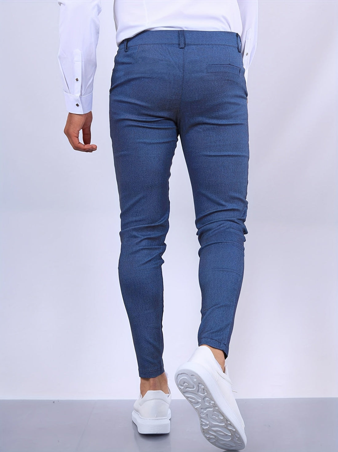 Slim fit casual dress pants for men