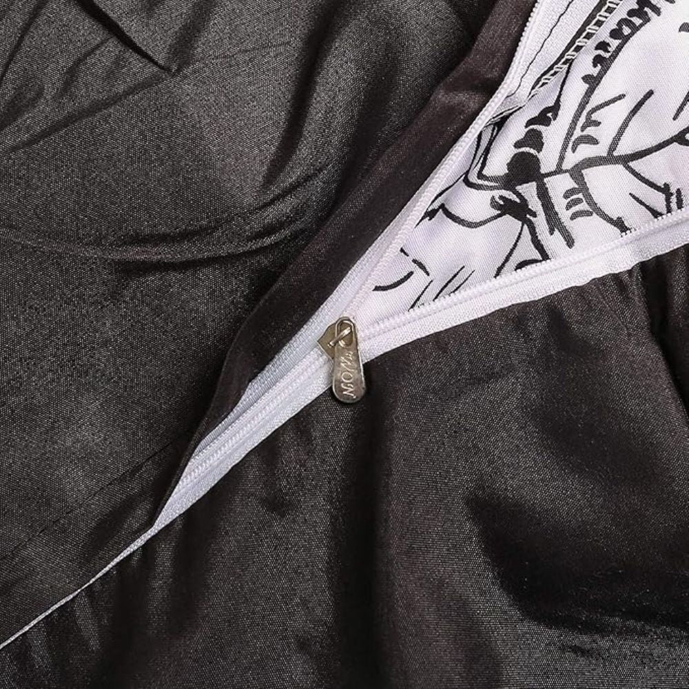 Minimalist Pintuck Duvet Cover Set