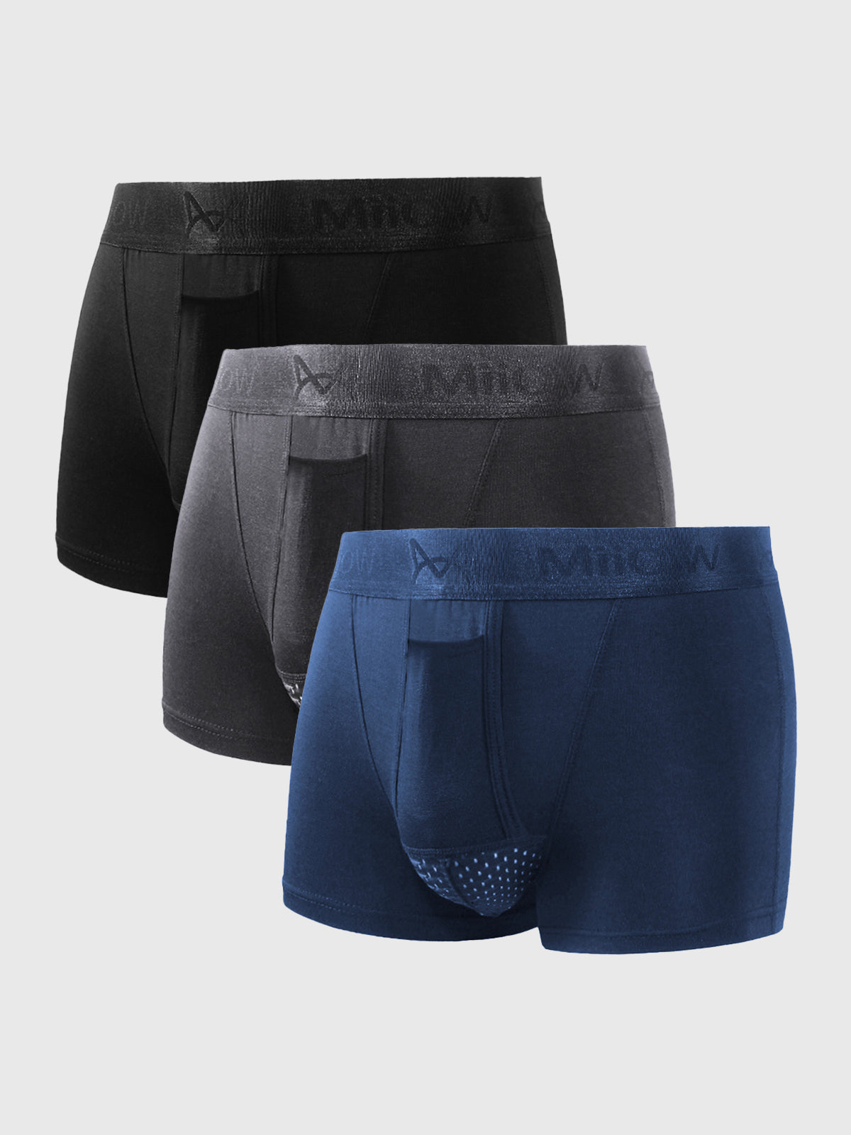 Pietro - Men's Dual Pouch Boxers (3-Pack)