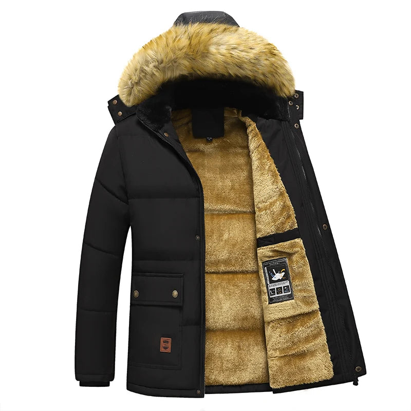 Rodney - fur hooded winter jacket