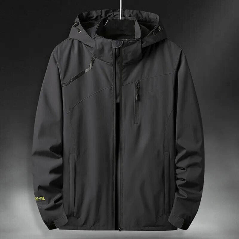 Men's waterproof jacket for hiking and camping