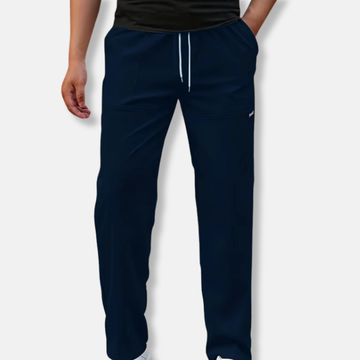 Sebastian Relaxed Fit Jogger Pants | Drawstring Waist Side Pockets Jogger Pants