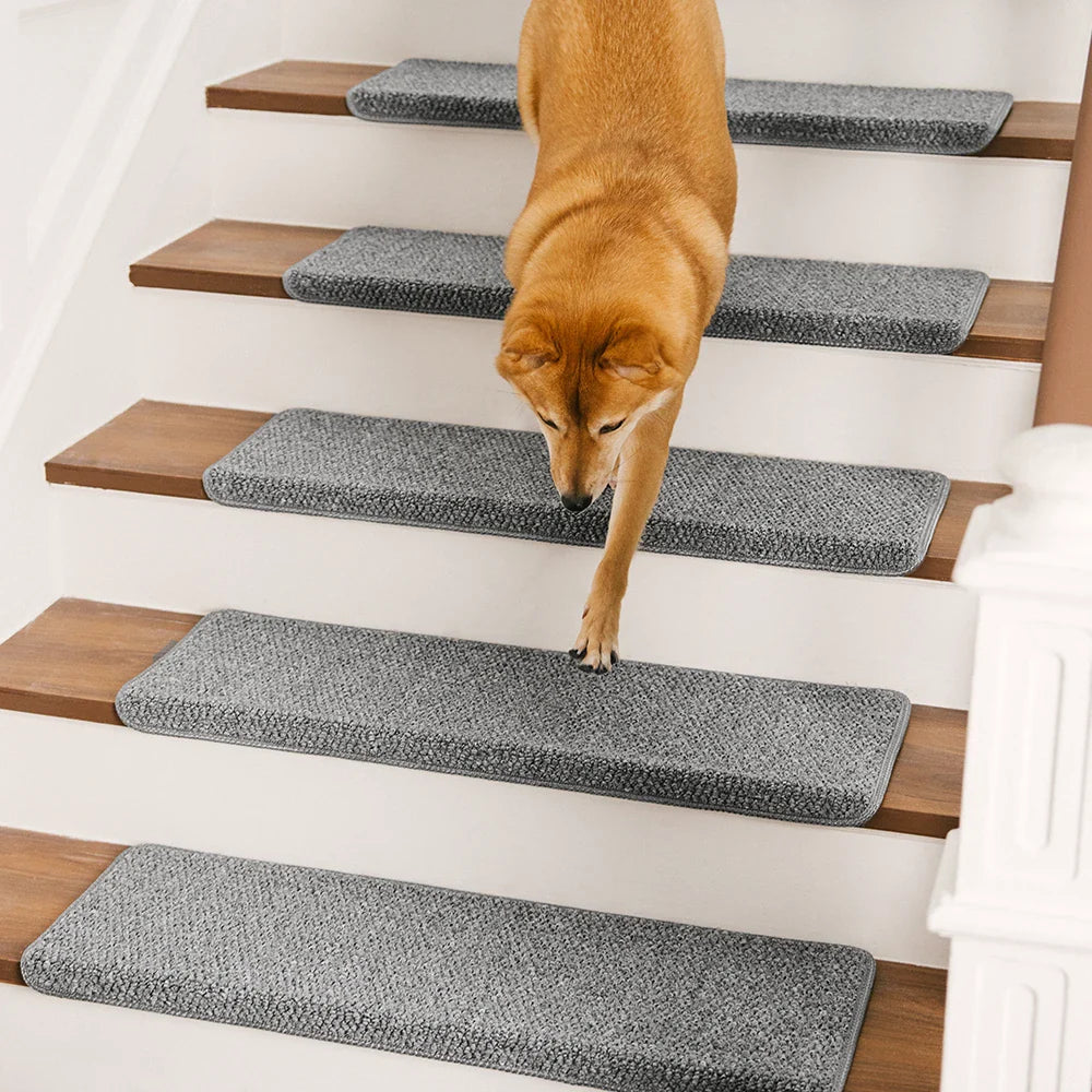 Minimalist Faux Sisal Stair Tread Mat