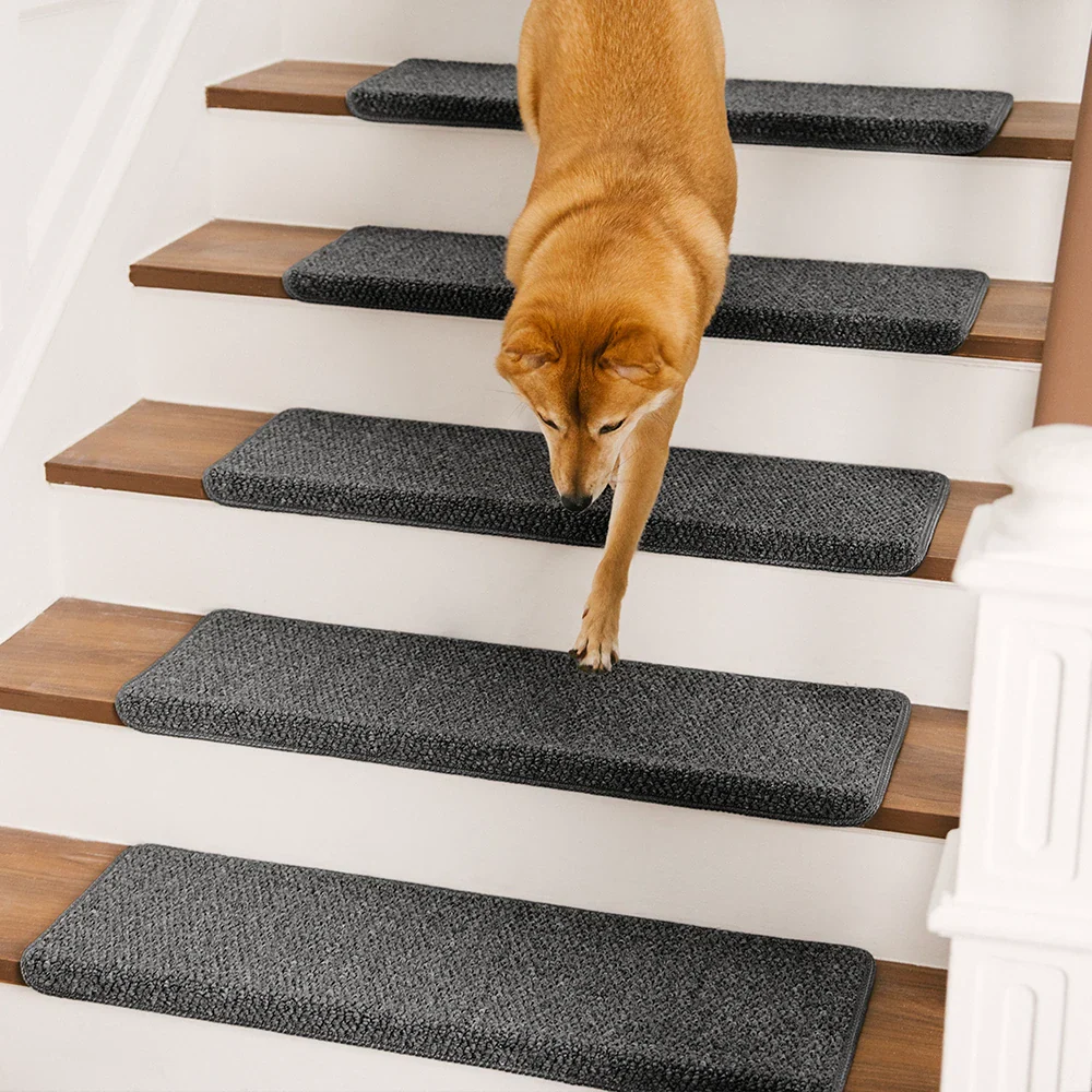 Minimalist Faux Sisal Stair Tread Mat