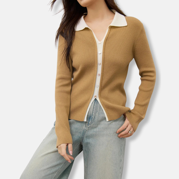 Women’s Two-Piece Set - Knit - Slim to Regular Fit - Long Sleeve