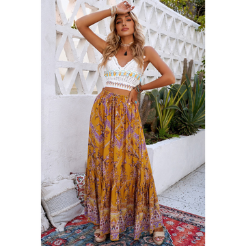 Cora - Long Boho Skirt for Women