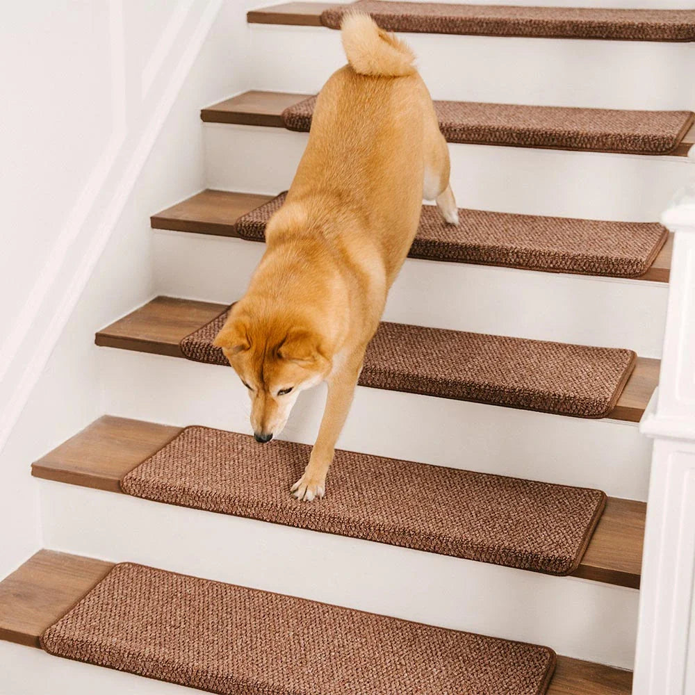 Minimalist Faux Sisal Stair Tread Mat