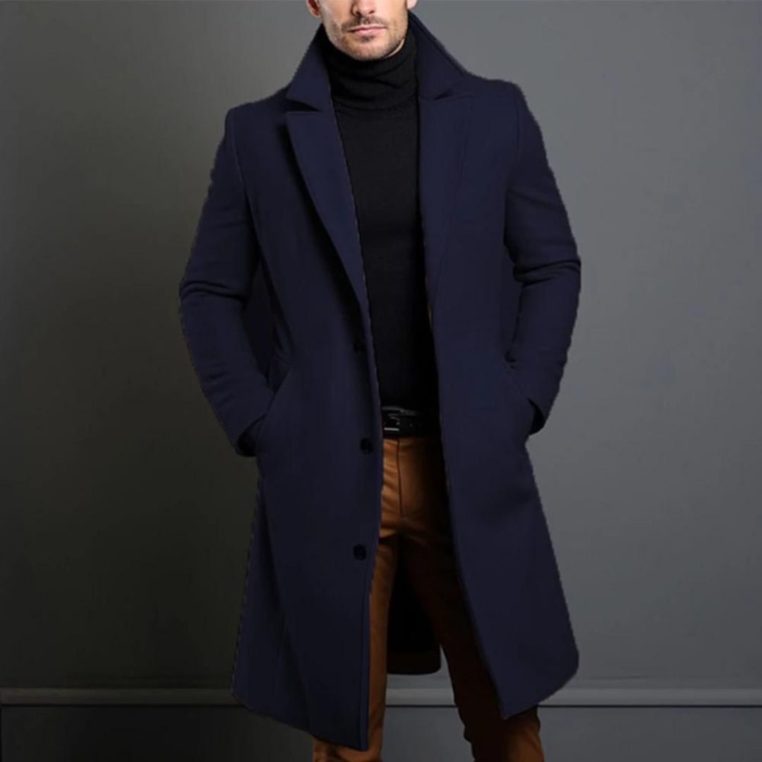 Men's sophisticated overcoat