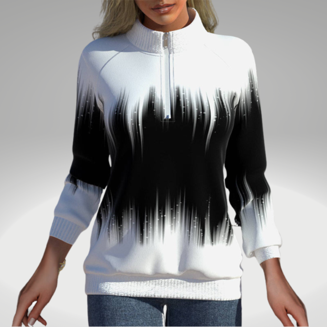 Women's gradient print sweatshirt