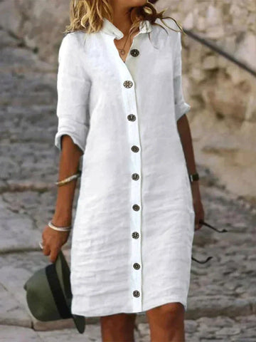 Lara - Casual Shirt Dress