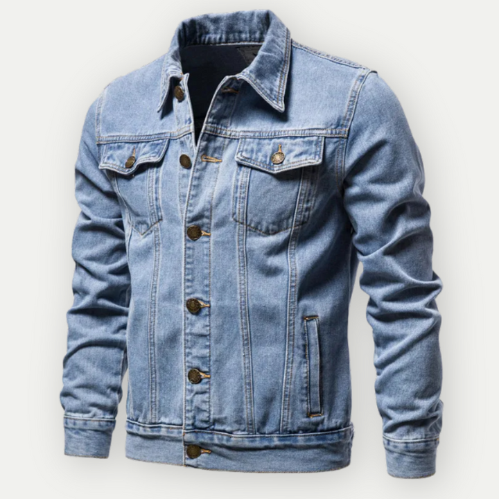 Men's classic denim trucker jacket