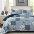 Cotton Patchwork Quilted Coverlet