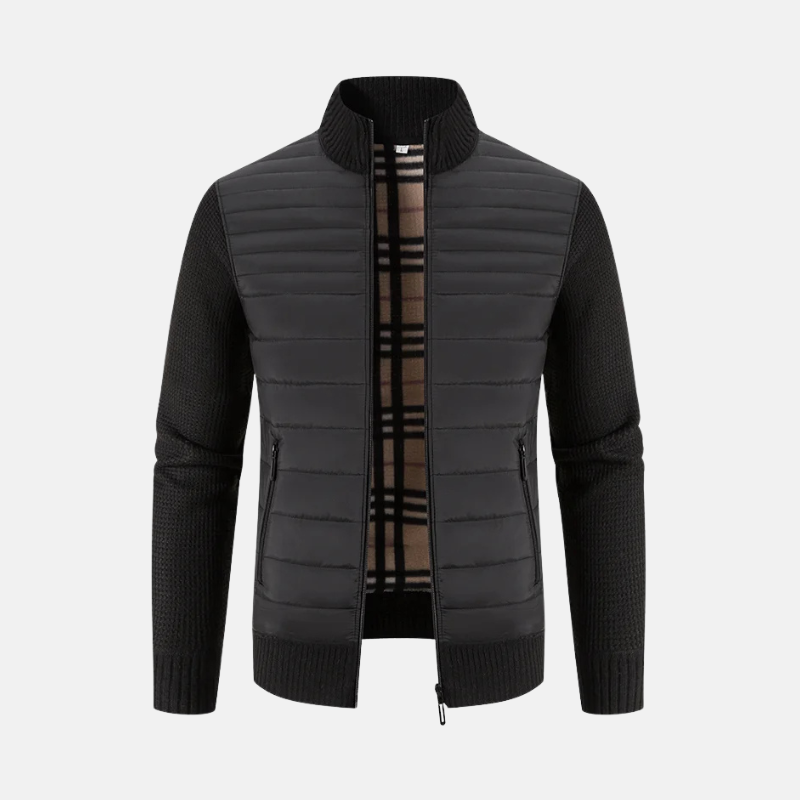 Theodore Hybrid Jacket | Slim Fit Stand-Up Collar Jacket