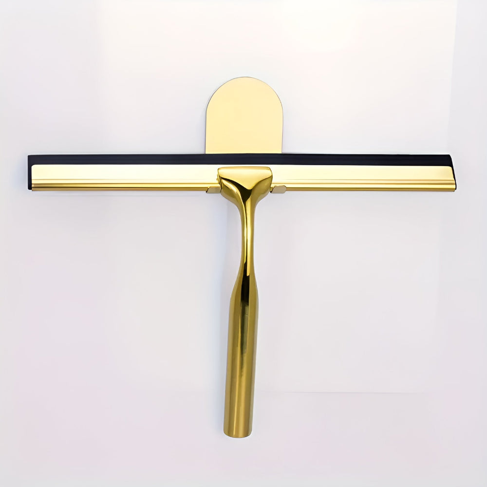 Minimalist Stainless Steel Wall-Mount Squeegee