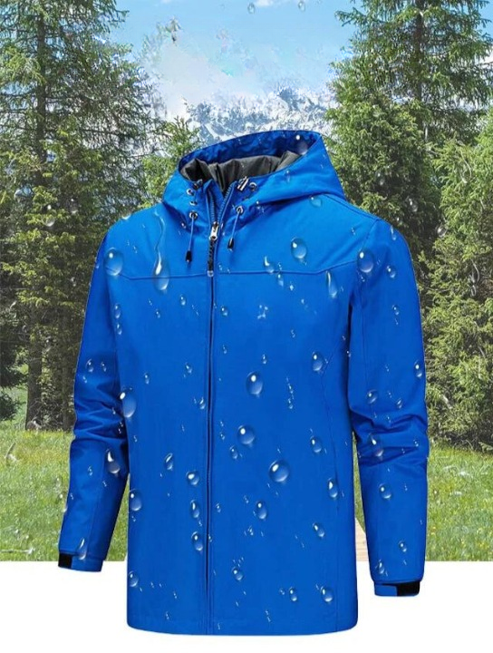 Men's waterproof windbreaker jacket