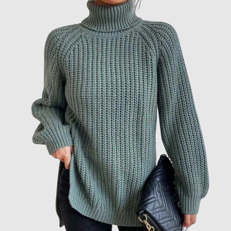 Fleur - Knitted Turtleneck Sweater