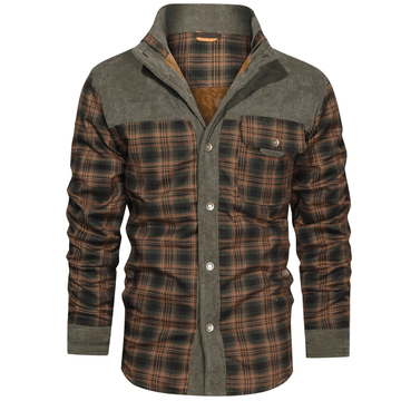 Nelson - plaid long sleeve winter jacket