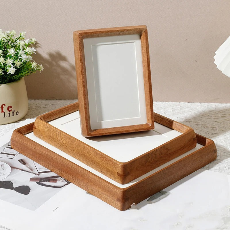 Solid Wood Beveled Photo Frame