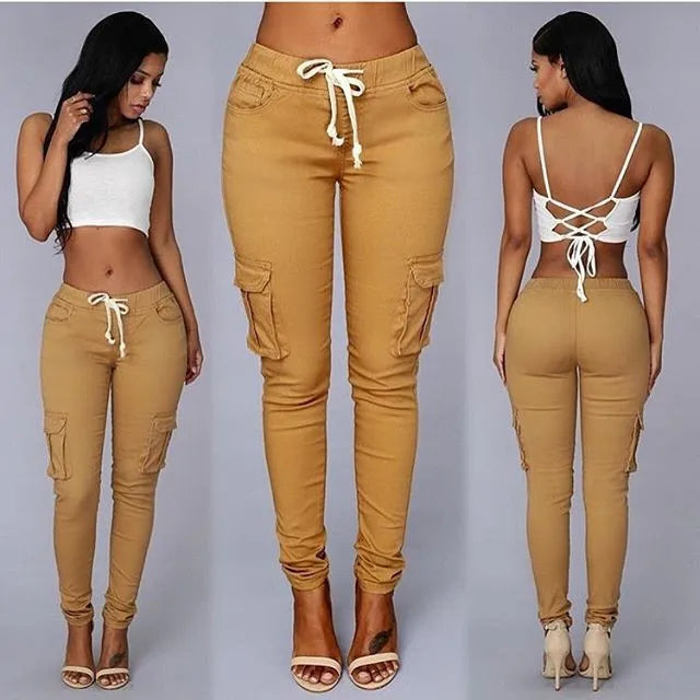 Leonie - Highwaist Cargo Pants