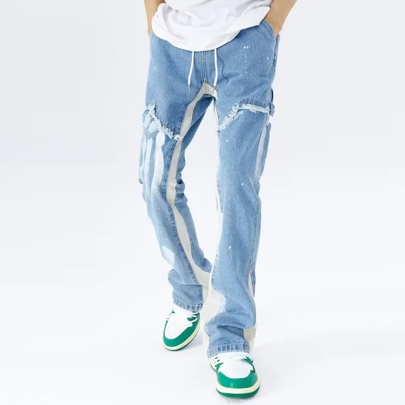 Teddy - Drawstring Denim Pants