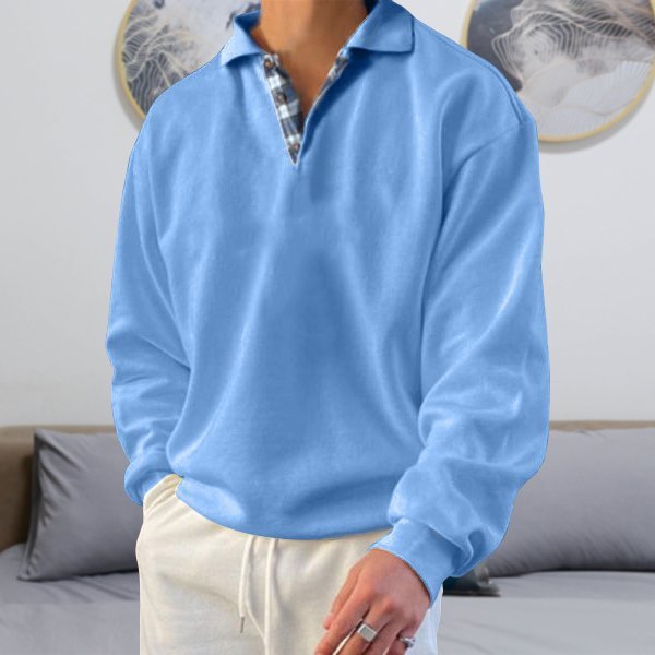 Men's casual pullover sweatshirt