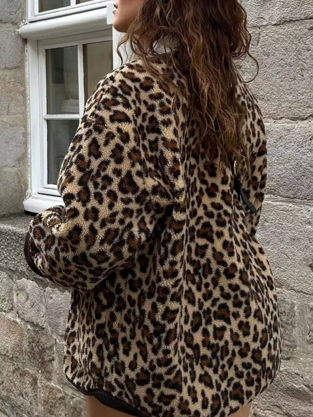 Women's leopard print jacket