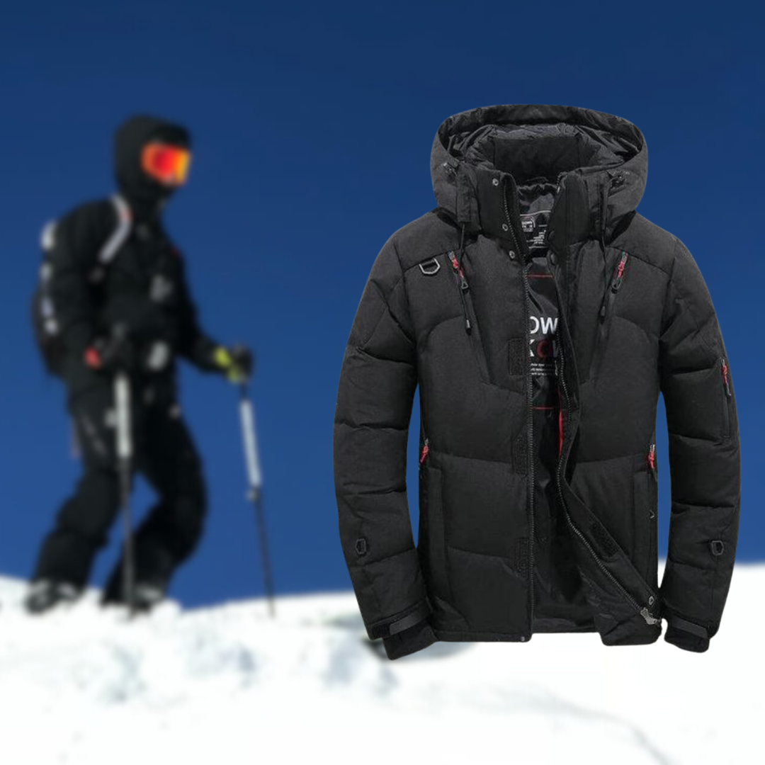 Scottie - men's puffer jacket with detachable hood