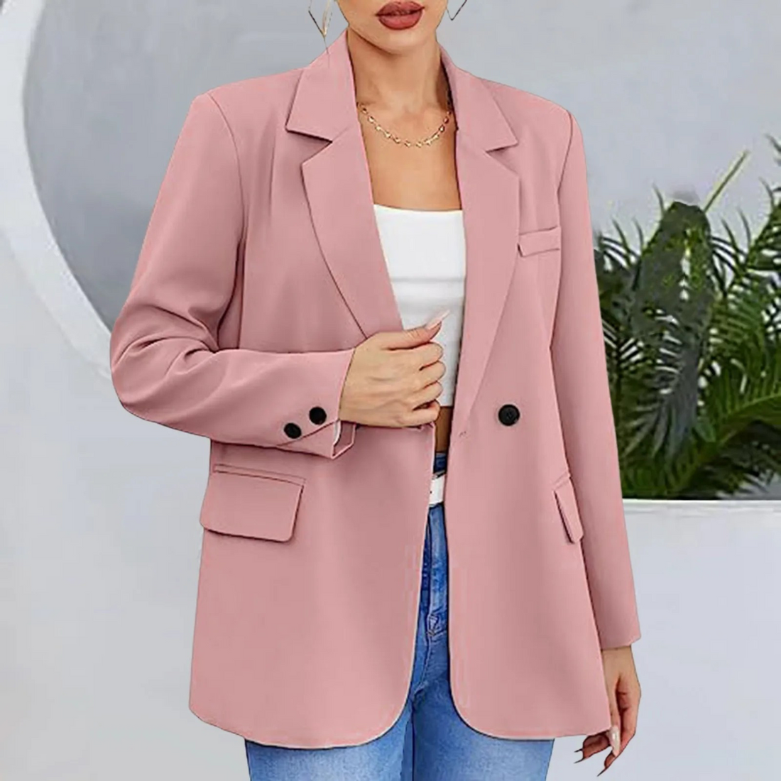 Moda- Business Ladies Blazer Office Jacket