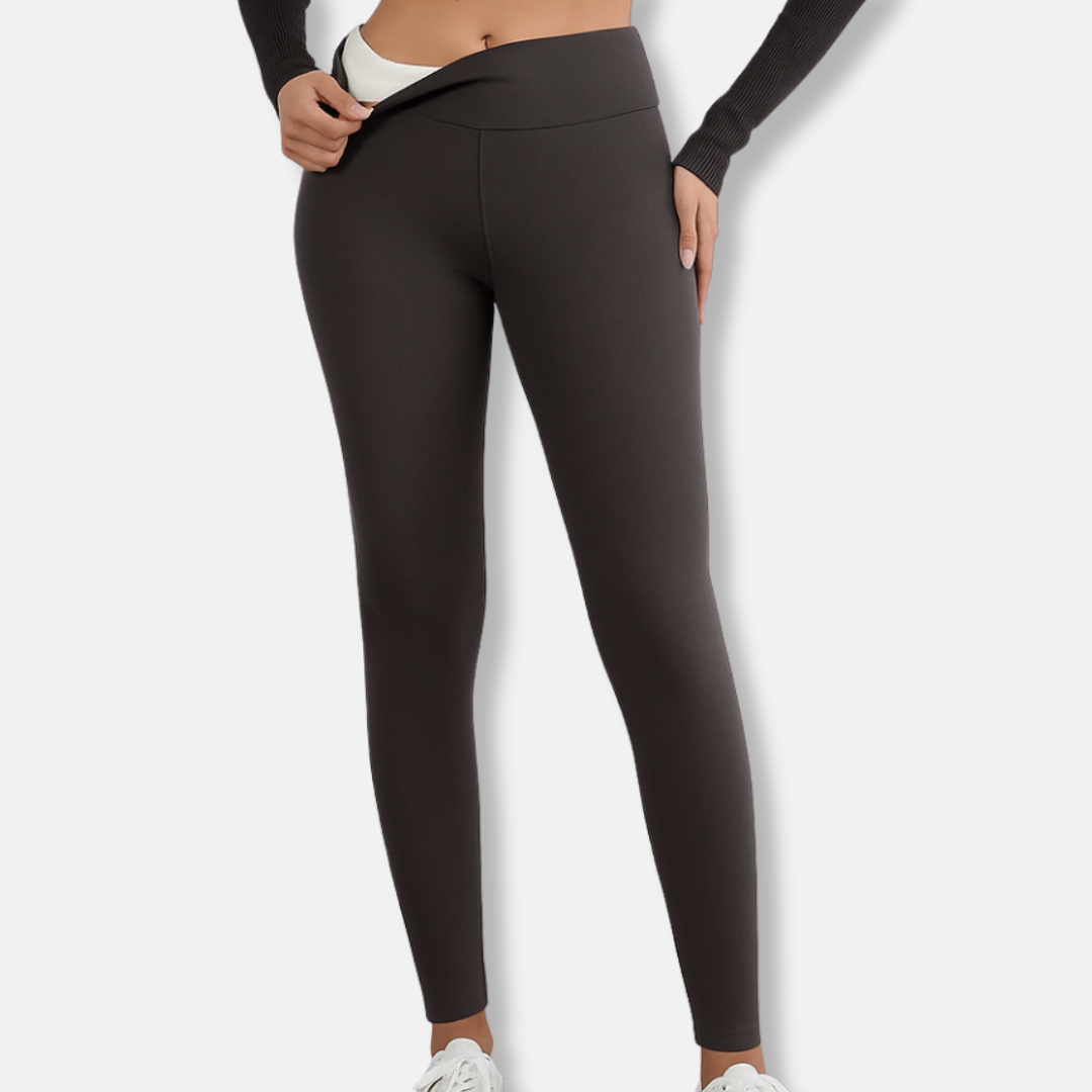 Women’s Leggings – High Waist – Plush Lined – Full Length – Body Hugging Fit