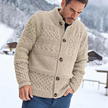 Gedeon - Cozy knit men's winter cardigan