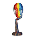 High Gloss Resin Thinker Head Decorative Sculpture