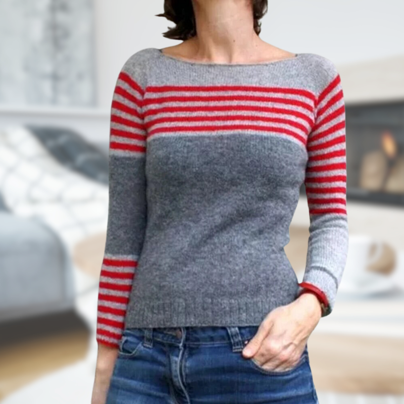 Women's winter warmth knitted sweater