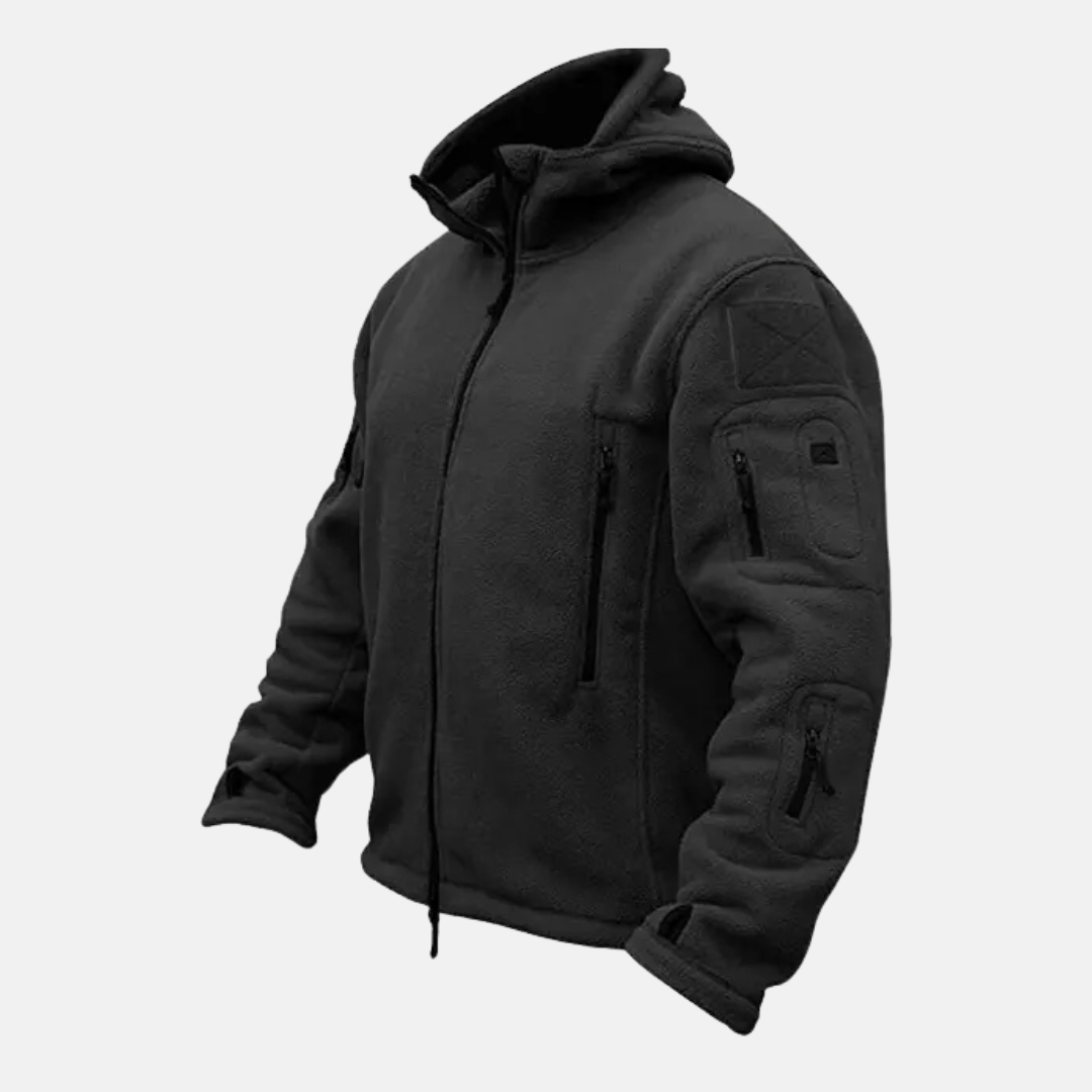 Arthur Regular Fit Hooded Jacket | Full Zip Chest Pockets Jacket