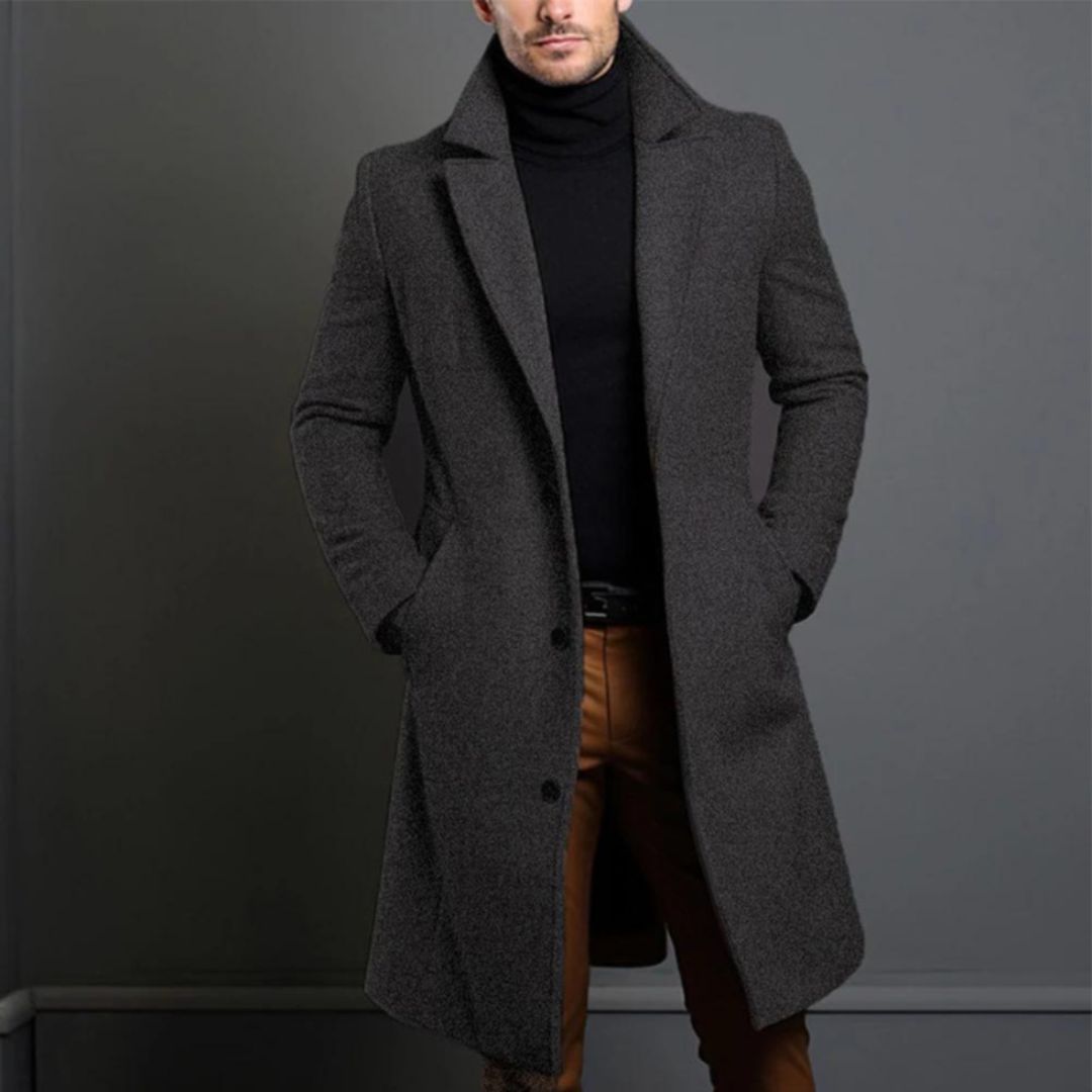 Men's sophisticated overcoat