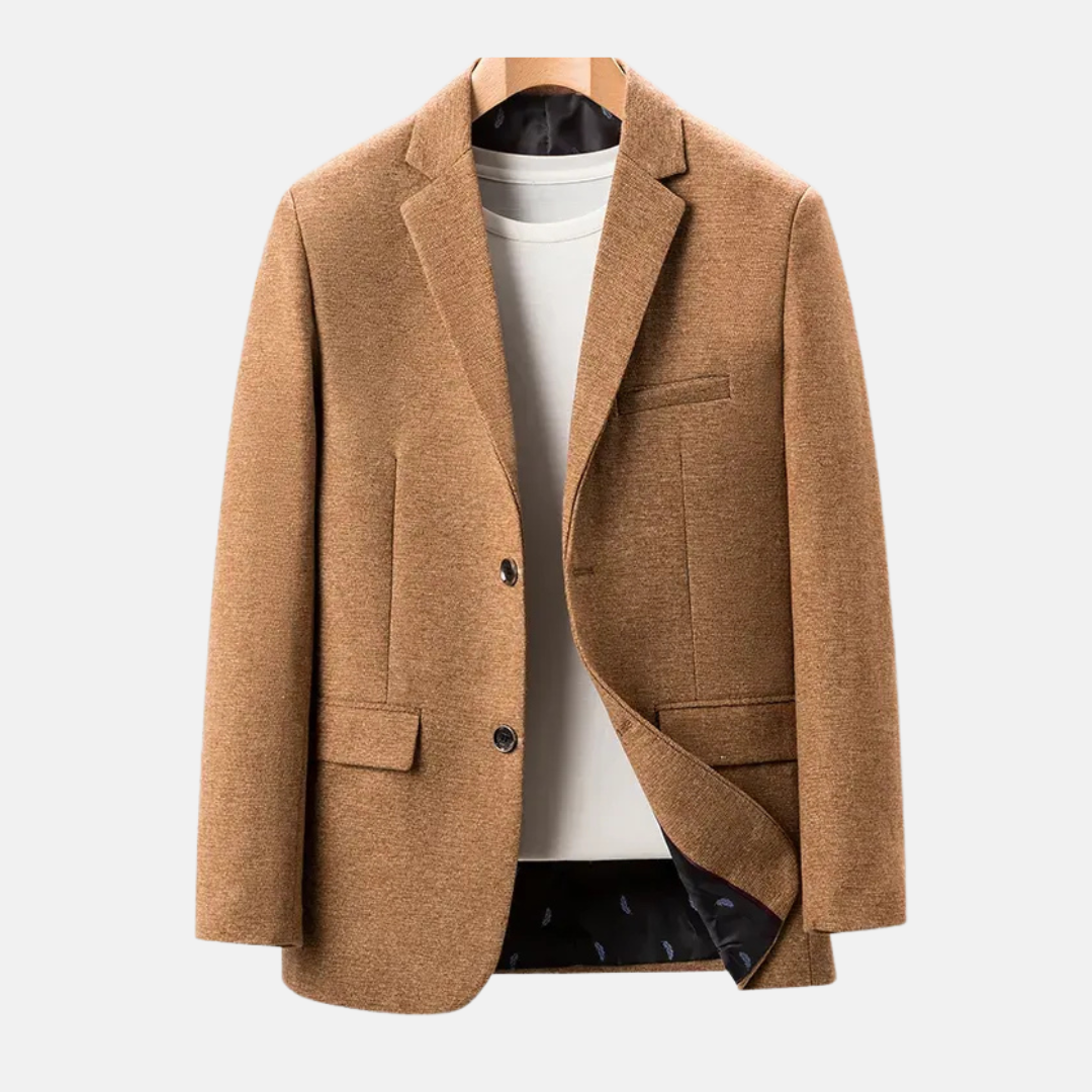 Men’s Blazer - Wool - Notched Lapel - Two-Button Closure