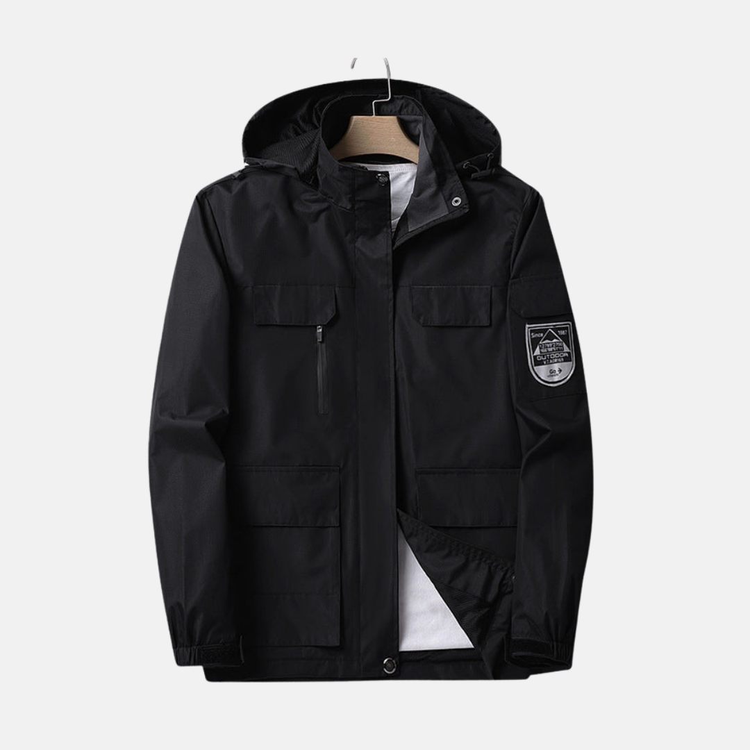 Theodore Utility Jacket | Hooded Hip-Length Jacket